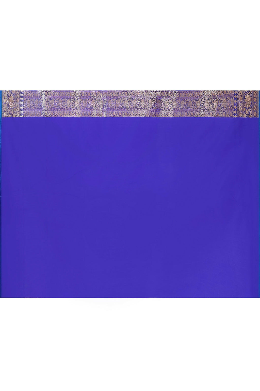 Joban Fashion Ink Blue Banarasi Soft Pure Handloom Banarasi Silk Saree | Grocsy