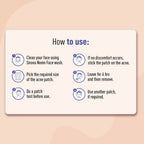 Sirona Anti Acne Pimple Patches For Face with 0.5% Salicylic Acid Invisible Facial Stickers Cover | Grocsy