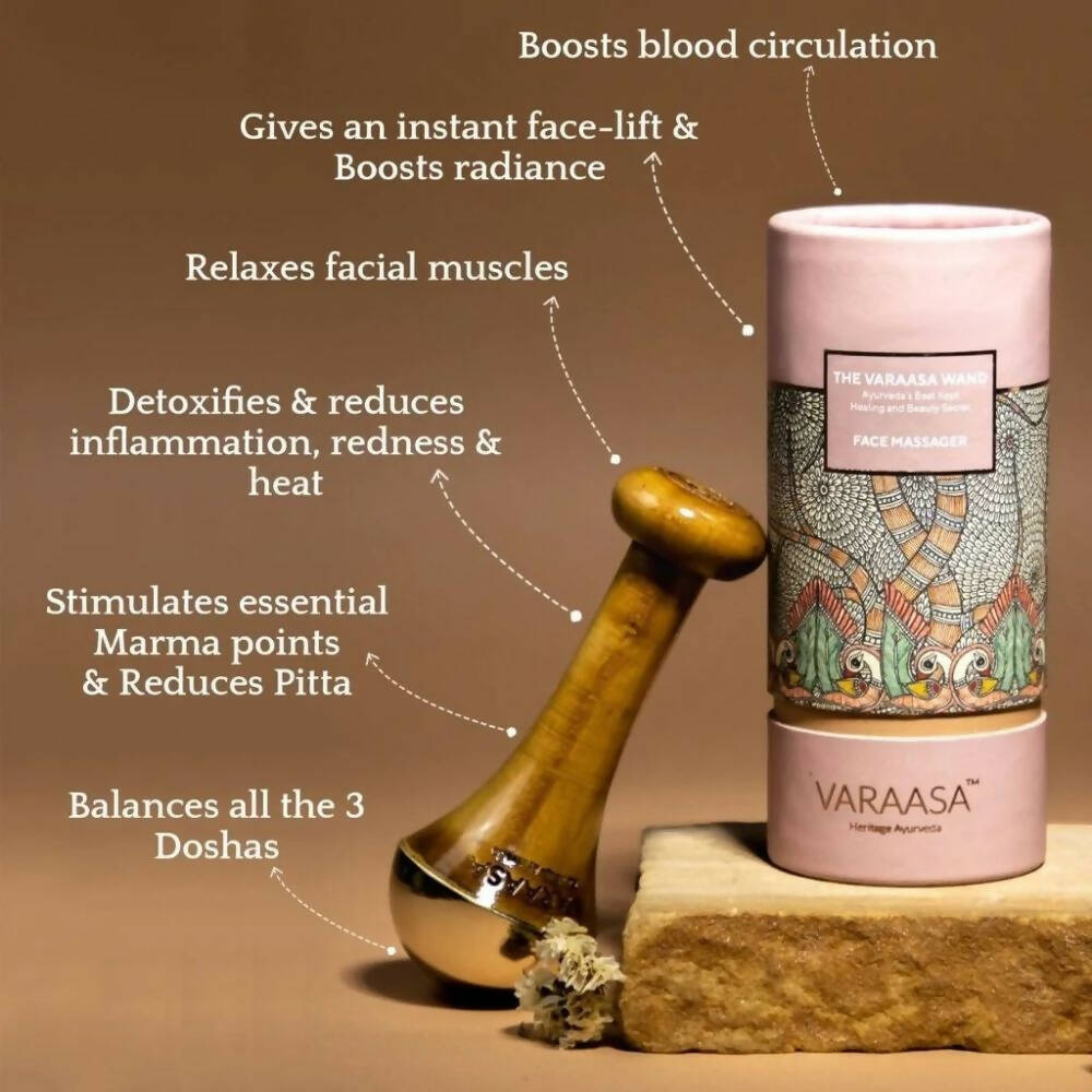 The Varaasa Wand - Face Massager | Grocsy