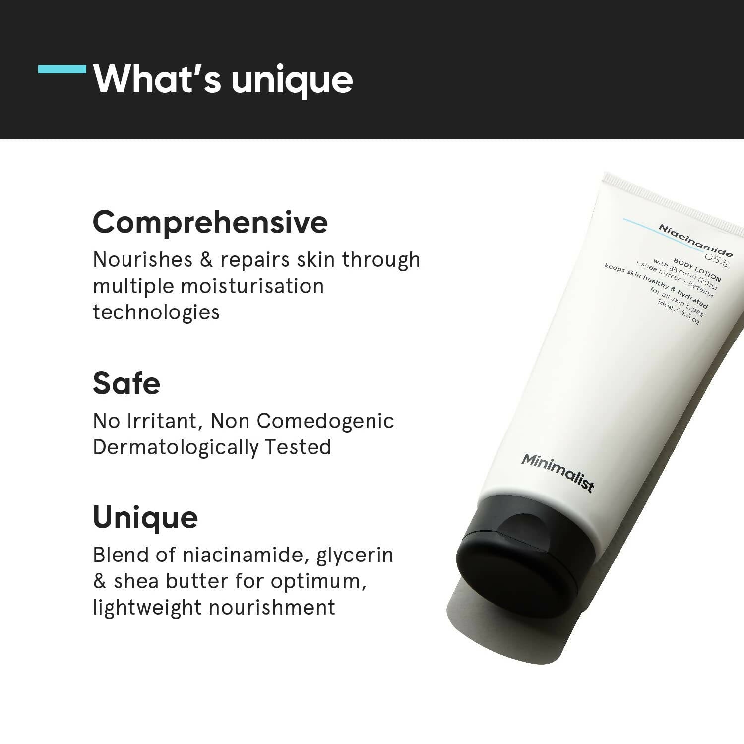 Minimalist Niacinamide 5% Body Lotion | Grocsy