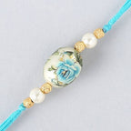 Rose Japanese Stone Rakhi & Silk Chocolates | Grocsy