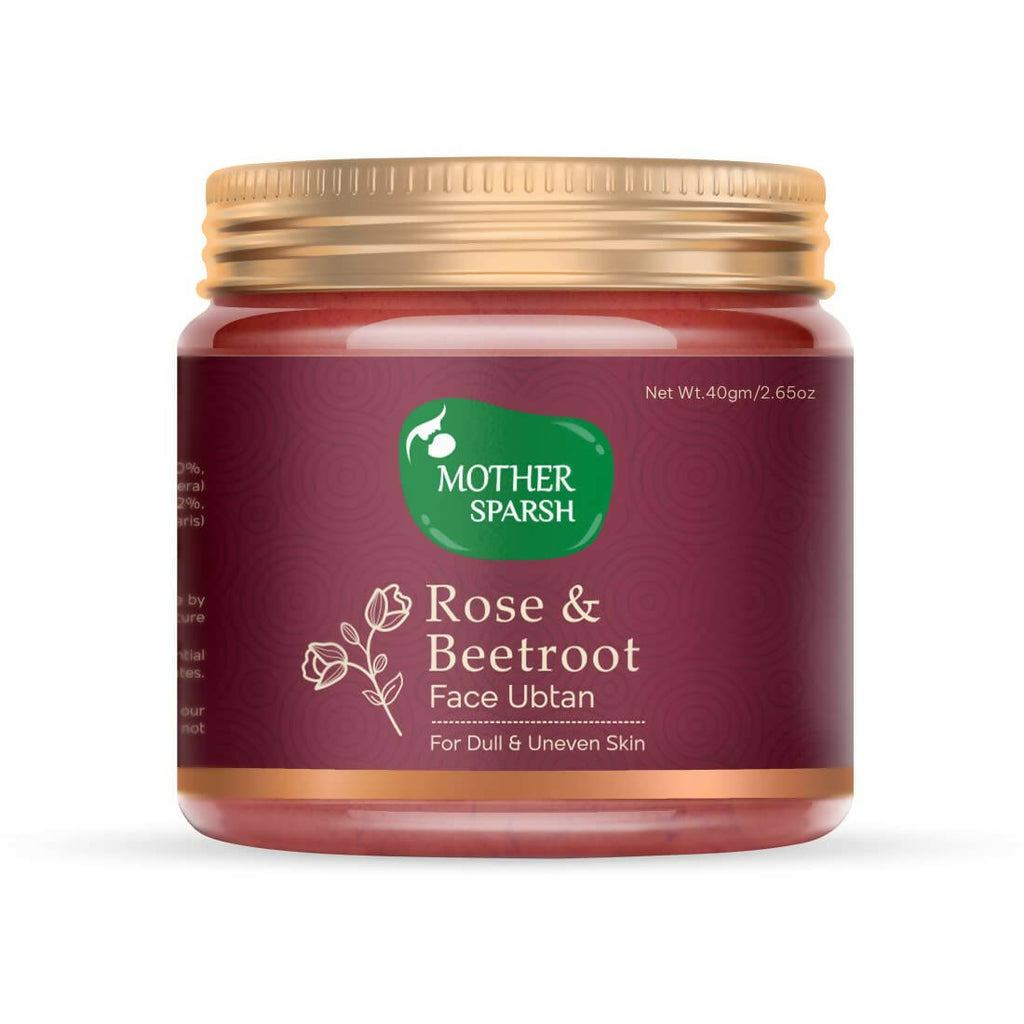 Mother Sparsh Rose and Beetroot Face Ubtan Powder | Grocsy