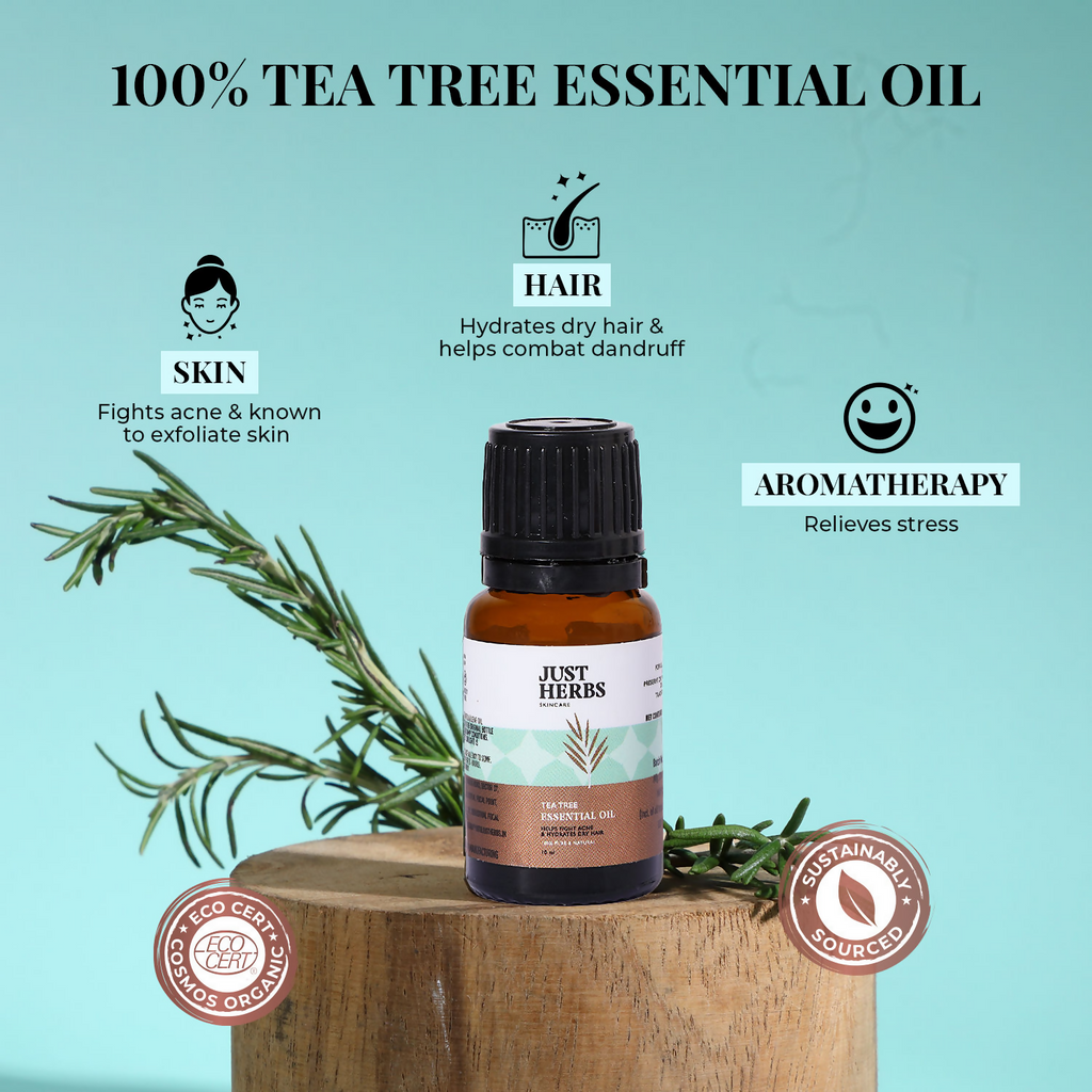 Just Herbs Tea Tree Essential Oil | Grocsy