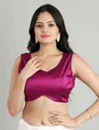 Vastranavya White Retro Wavy Polka Stripes Freehand Ready to Wear Saree | Grocsy