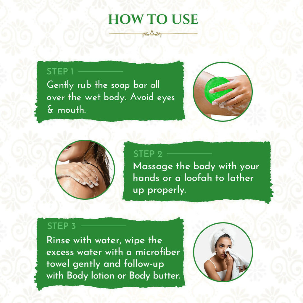 Khadi Essentials Pure Aloe Vera Handmade Herbal Soap | Grocsy