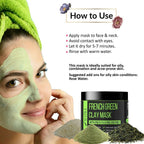 Matra French Green Clay Mask With Green Tea & Rice Enzymes | Grocsy