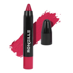 Ronzille Long Stay Matte Lip Crayon - Deep Carmine | Grocsy