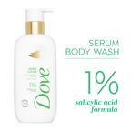 Dove Acne Clear + Exfoliate Away Serum Body Wash Combo | Grocsy
