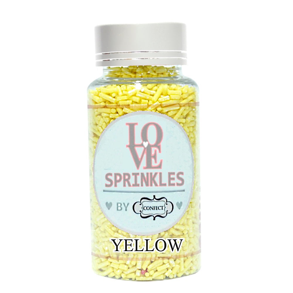 Confect Yellow Vermicelli Sprinkles | Grocsy