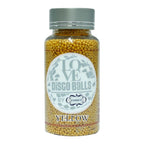 Confect Yellow Disco Balls Sprinkles 2 MM | Grocsy