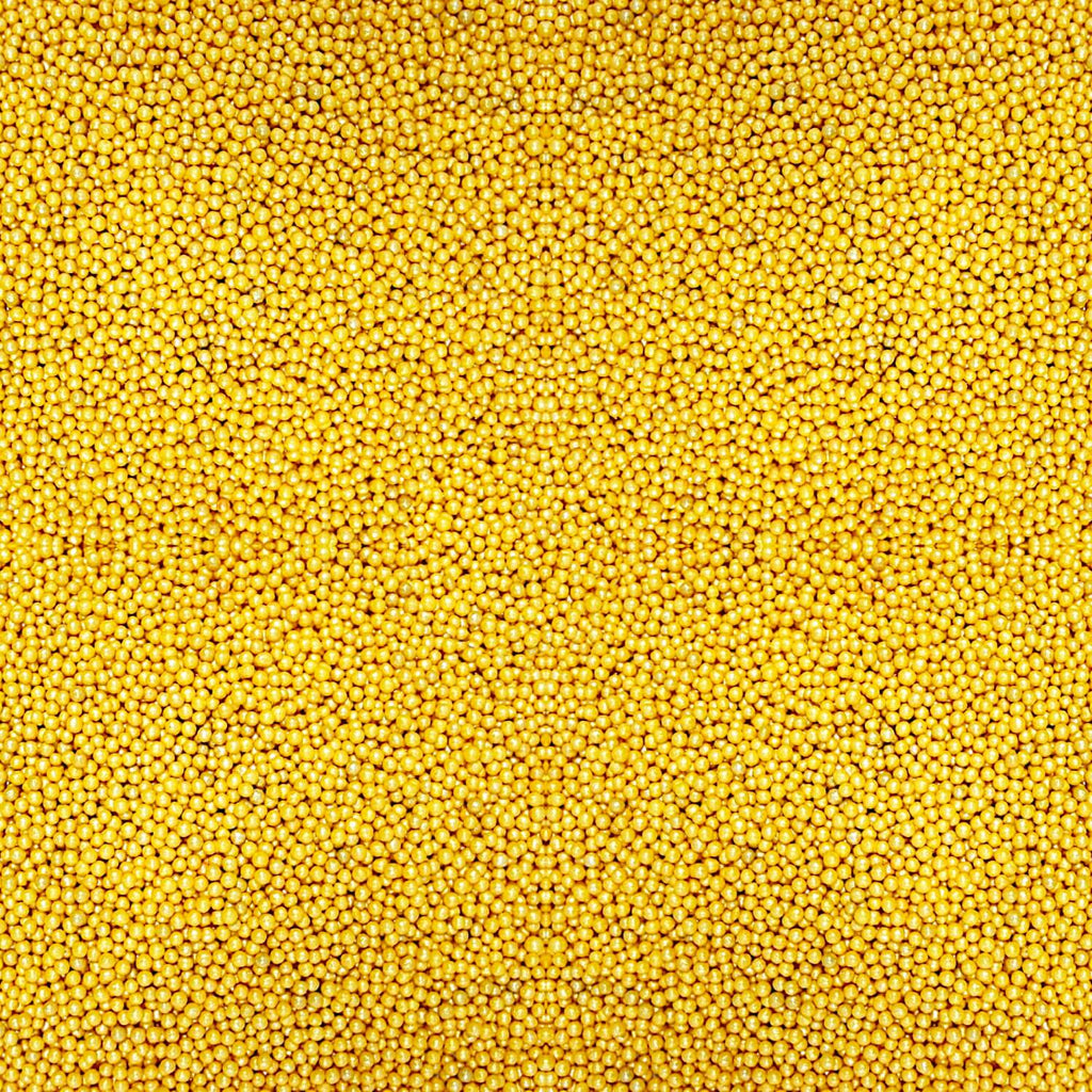 Confect Yellow Disco Balls Sprinkles 2 MM | Grocsy