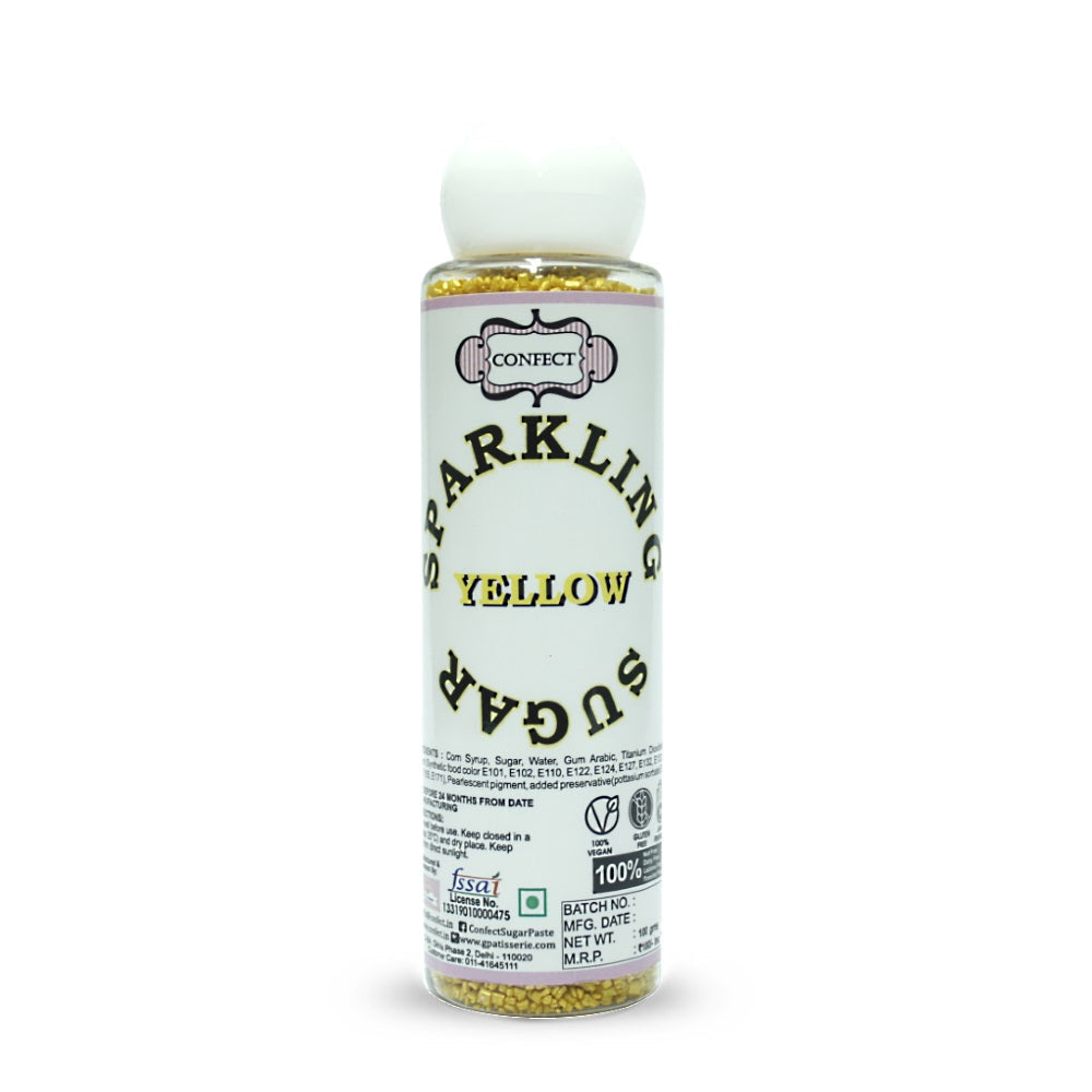 Confect Yellow | Sparkling Sugar | Grocsy