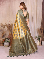 Anaita Banarasi Tissue Silk Saree | Grocsy