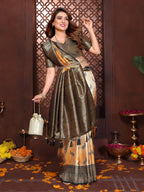 Anaita Banarasi Tissue Silk Saree | Grocsy