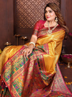 Anaita Banarasi Tissue Silk Saree | Grocsy