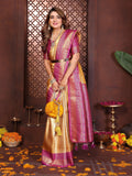 Anaita Banarasi Tissue Silk Saree | Grocsy