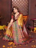Anaita Banarasi Tissue Silk Saree | Grocsy