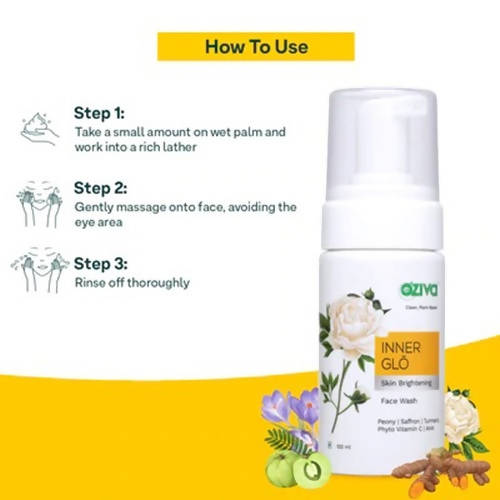 OZiva Inner Glo Skin Brightening Facewash | Grocsy