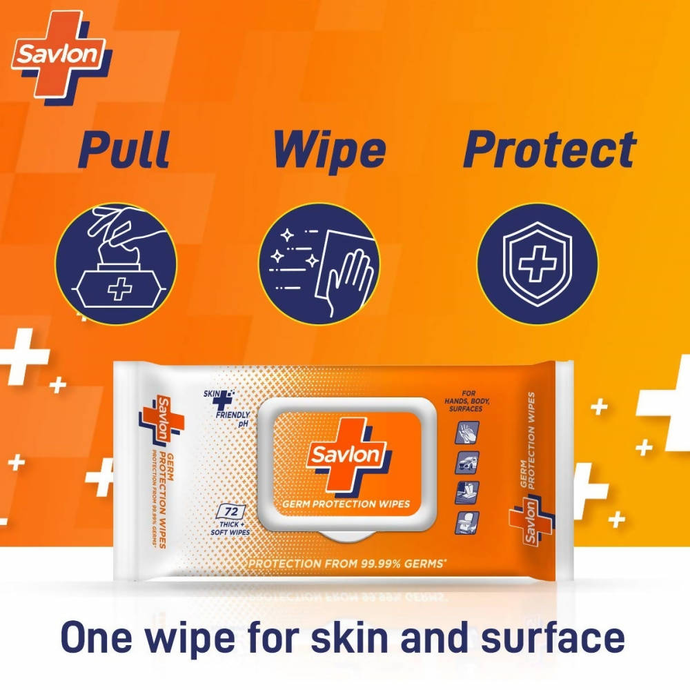 Savlon Germ Protection Wipes | Grocsy