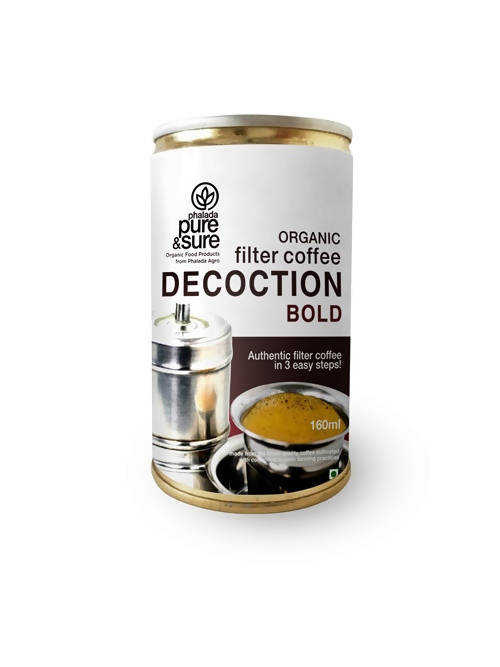 Pure & Sure Organic Filter Coffee Decoction - Bold | Grocsy