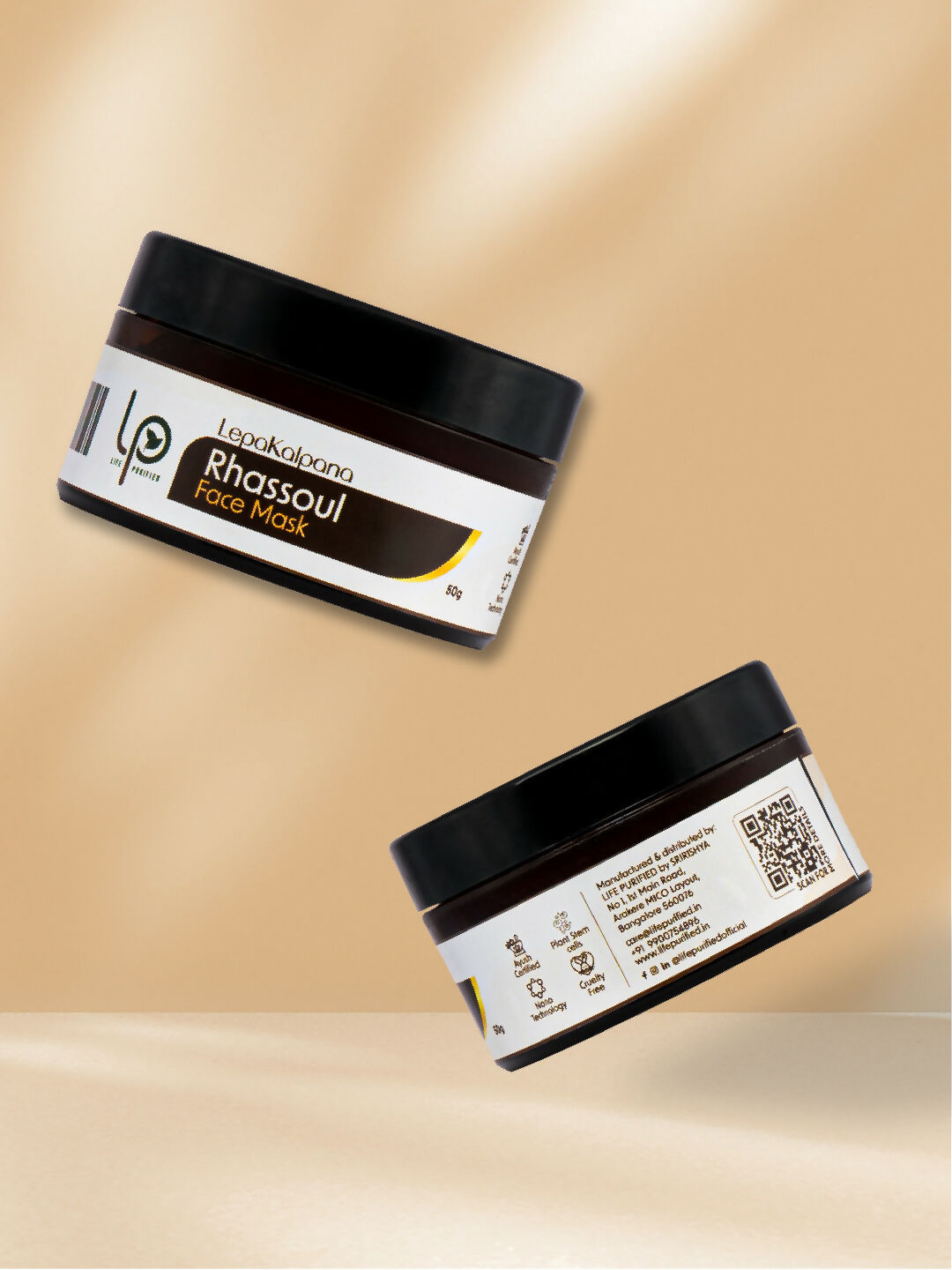 Life Purified Lepakalpana Rhassoul Face Mask | Grocsy