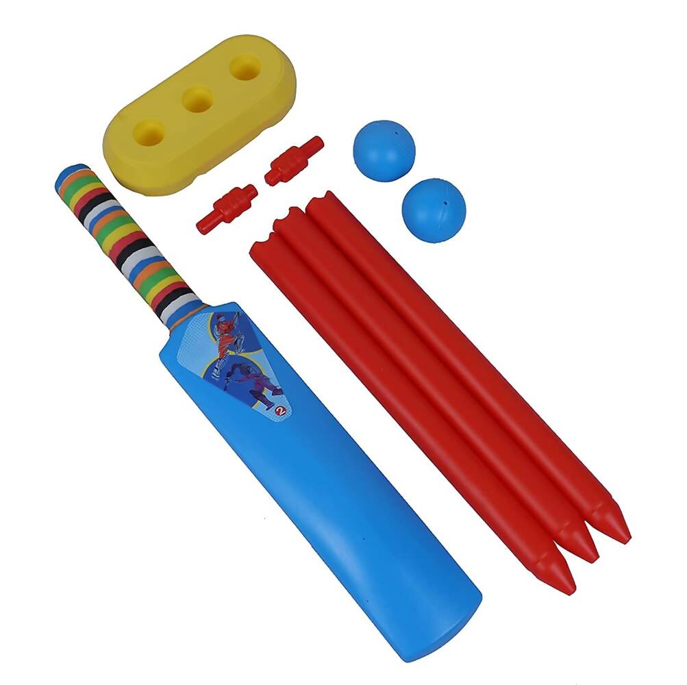 Manaki Enterprise Plastic Spiderman Cricket Kit (Multicolour) | Grocsy