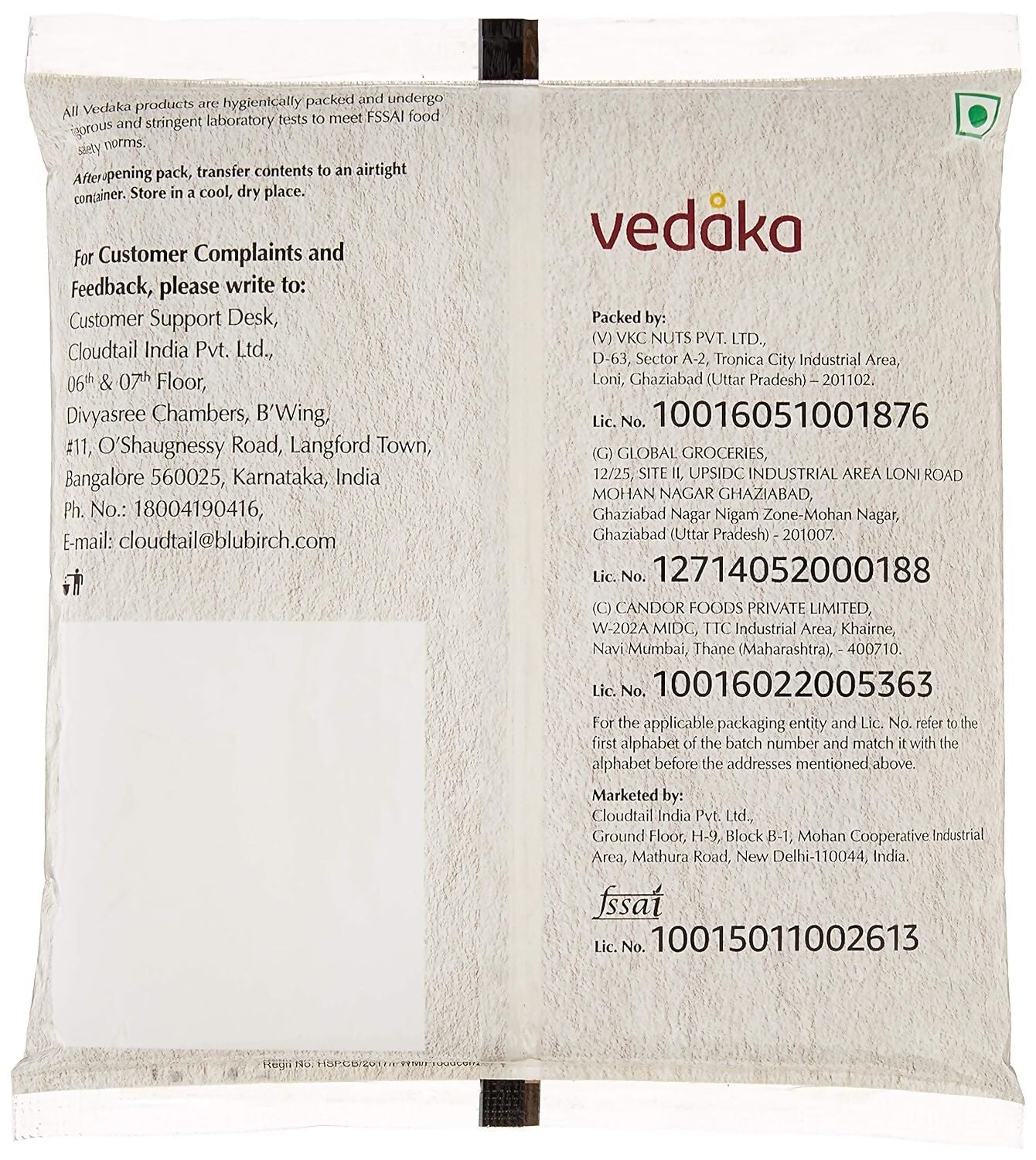 Vedaka Raw Flax Seeds | Grocsy