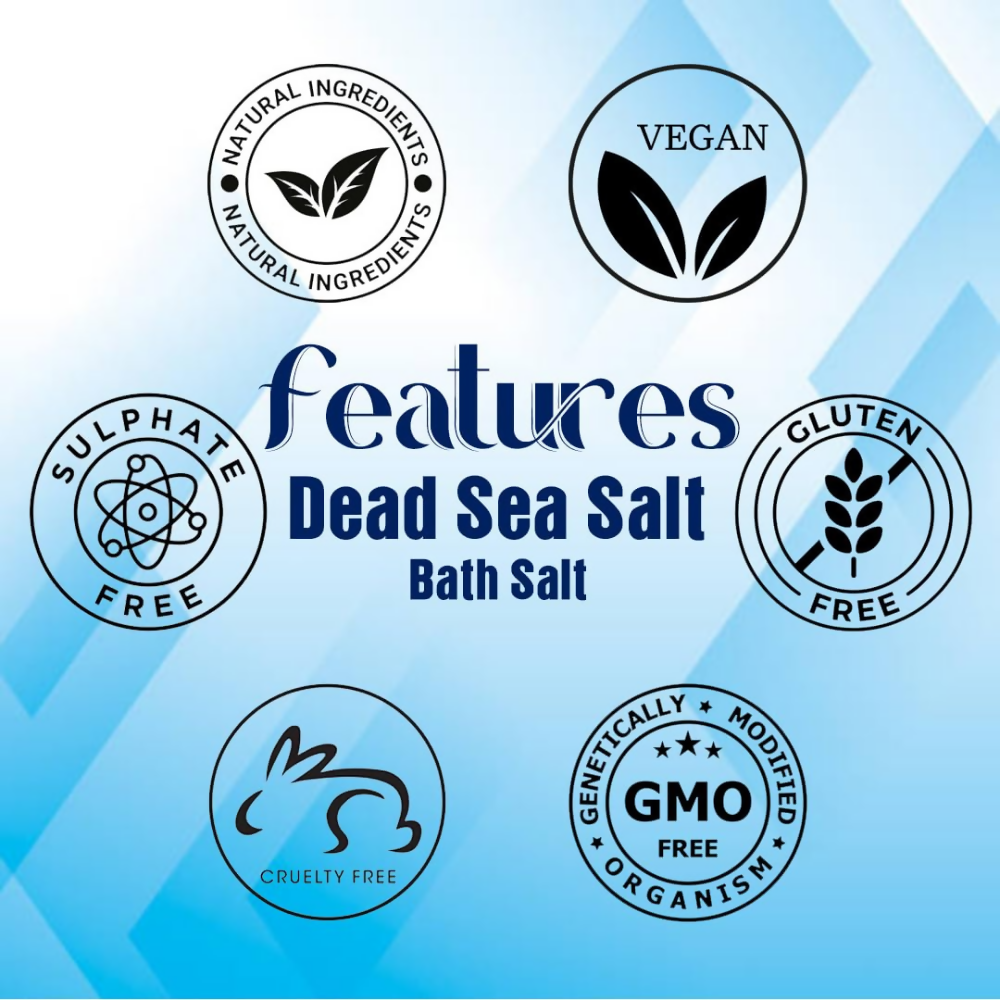 VedicAyurveda Dead Sea Bath Salt | Grocsy
