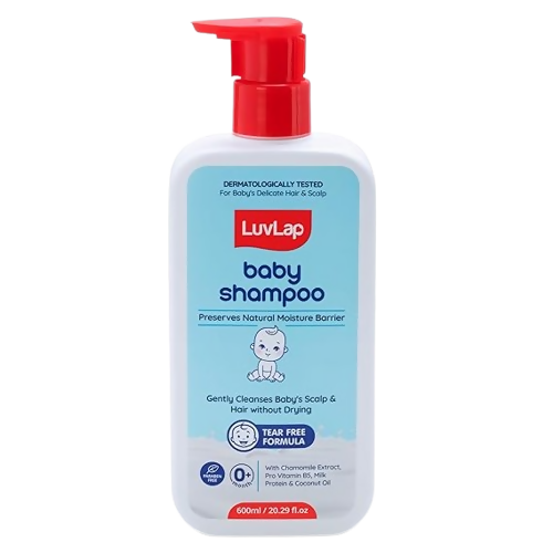 LuvLap Milky Soft Baby Shampoo with Milk Protein, Vitamin E & Coconut Oil, Shea Butter & Chamomile | Grocsy