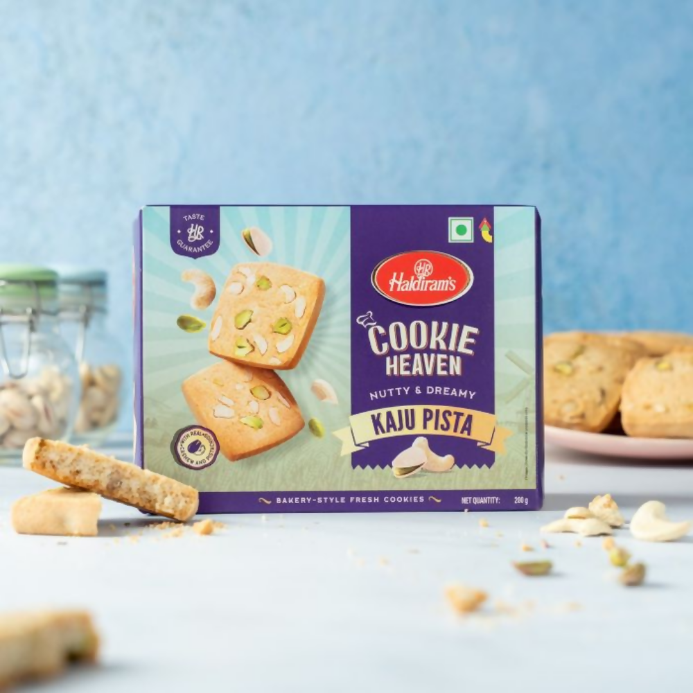 Haldiram's Kaju Pista Cookies | Grocsy