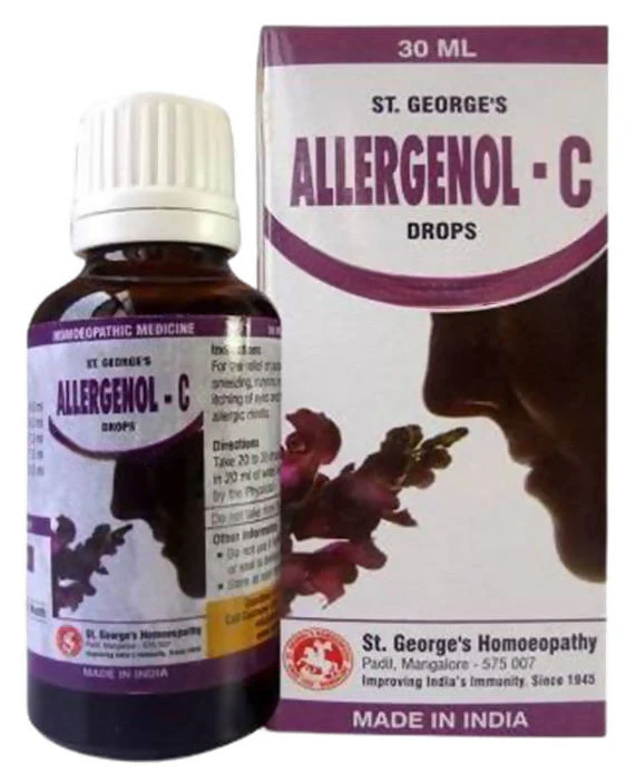 St. George's Homeopathy Allergenol-C Drops | Grocsy