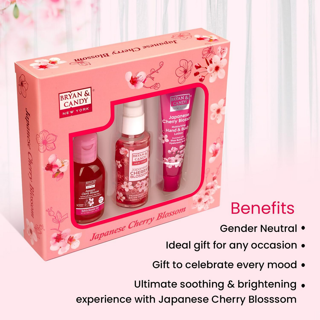 Bryan & Candy Cherry Blossom Bath Kit | Grocsy