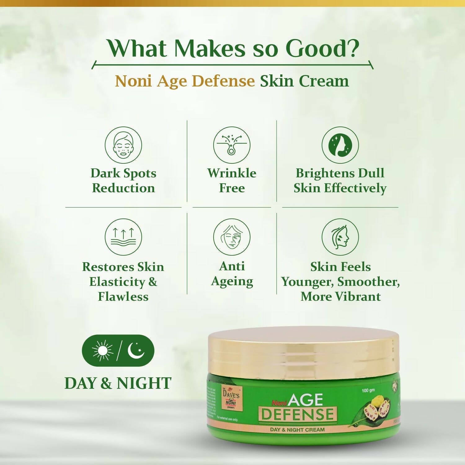 The Dave's Noni Age Defense Day & Night Skin Cream | Grocsy