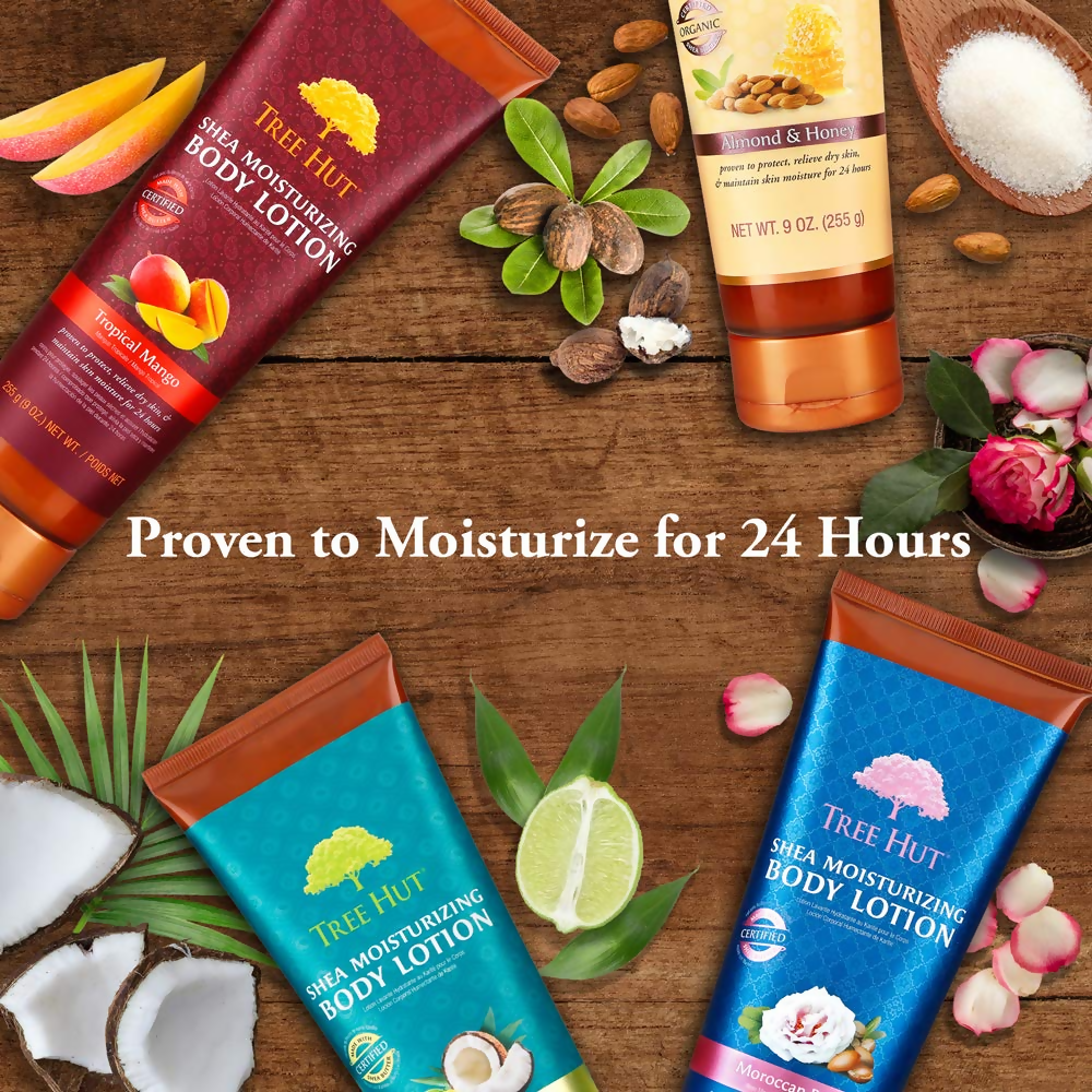 Tree Hut Shea Moisturizing Body Lotion Moroccan Rose | Grocsy