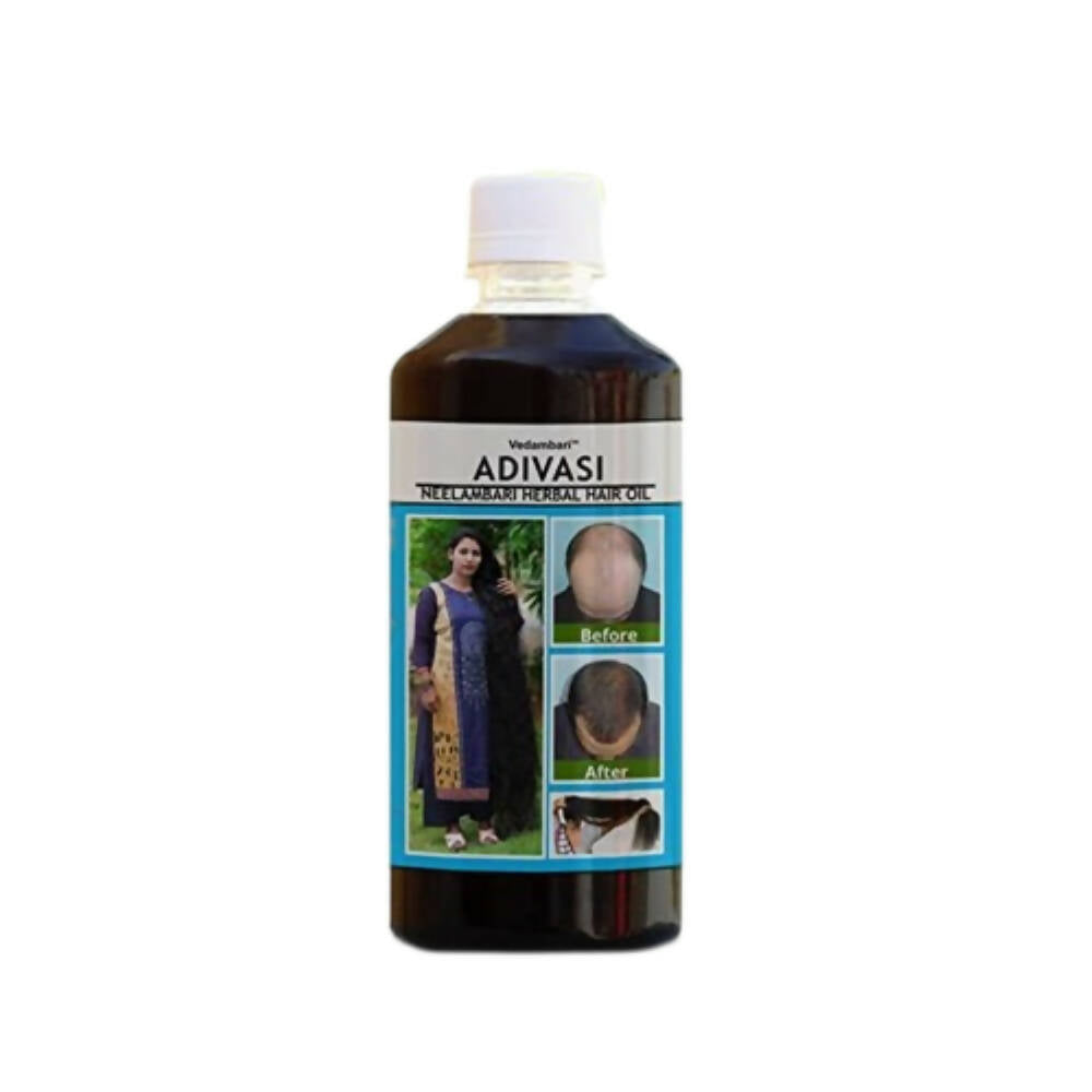 Neelambari Ayurvedic Hair Care Adivasi Herbal Hair Oil | Grocsy