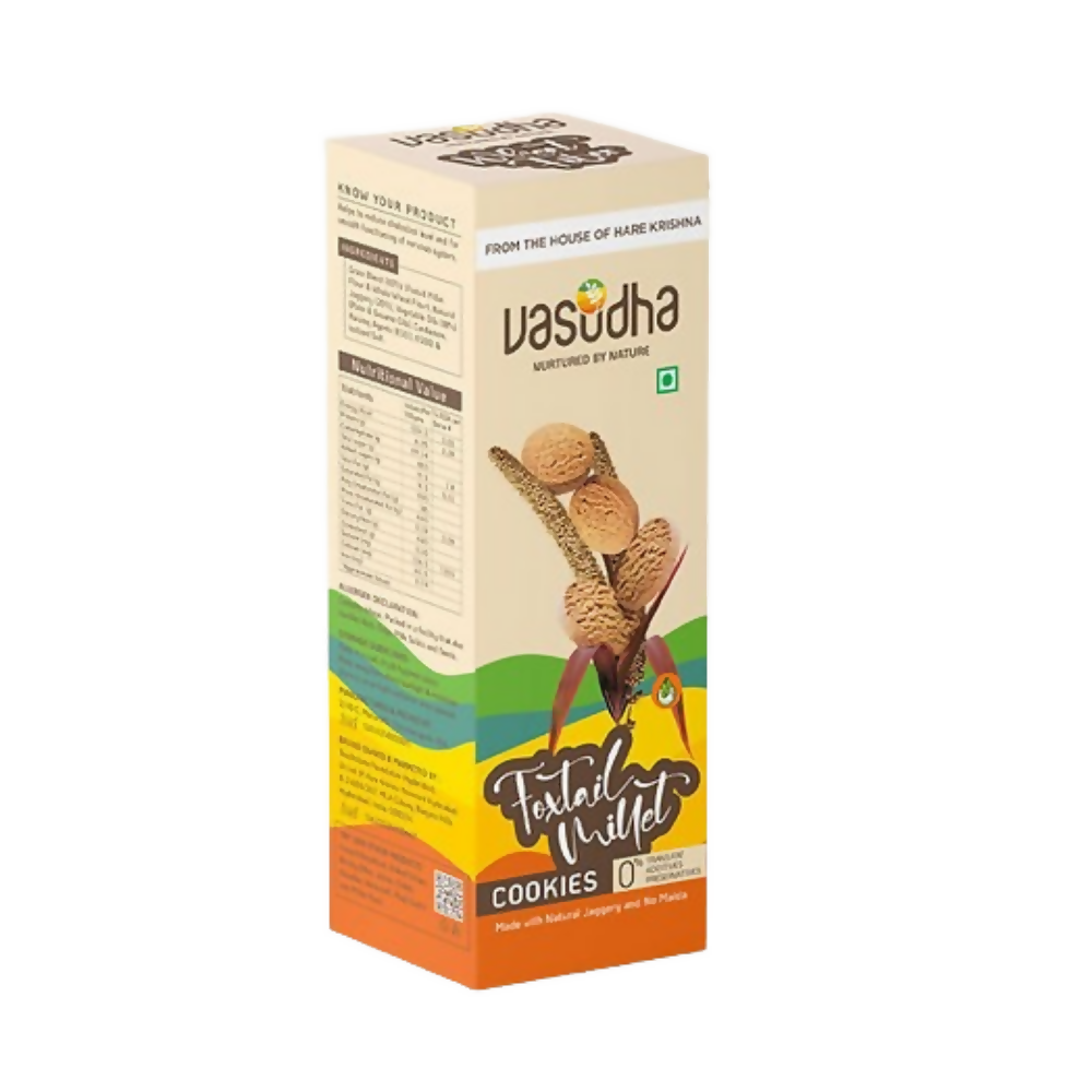 Vasudha Nurtured By Nature Foxtail Millet Cookies | Grocsy