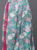 Ahalyaa Women's Traditional Wear Co-ods - Green | Grocsy