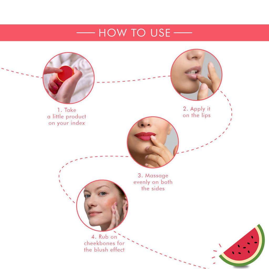 Korus Essential Watermelon Lip & Cheek Tint Balm | Grocsy