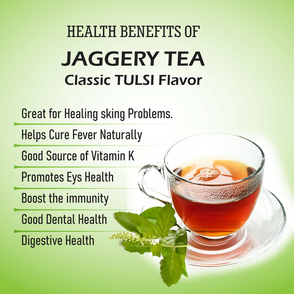 Naivedyam Classic Tulsi Flavour Jaggery Tea | Grocsy