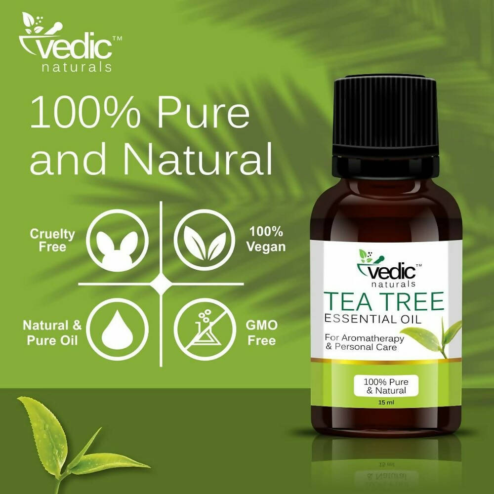 Vedic Naturals Tea Tree Essential Oil | Grocsy