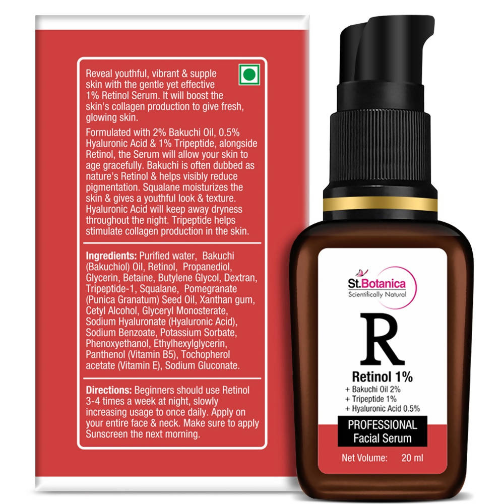 St.Botanica Retinol 1% Professional Facial Serum | Grocsy