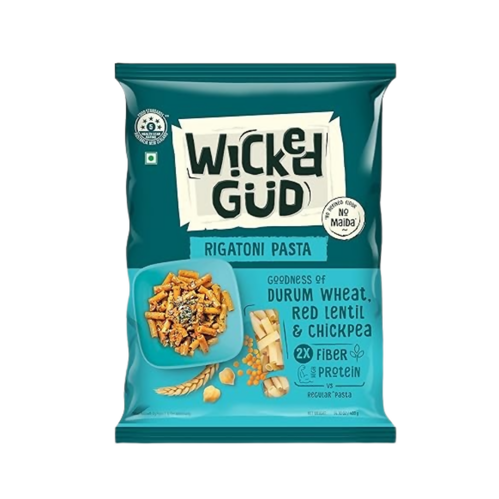 WickedGud Rigatoni Pasta Semolina | Grocsy