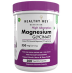 HealthyHey Nutrition Magnesium Glycinate 550mg Veg Capsules | Grocsy