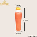 Tamas Handmade & Eco-Friendly Earthen Carry Water Bottle With Sipper Cap | Grocsy