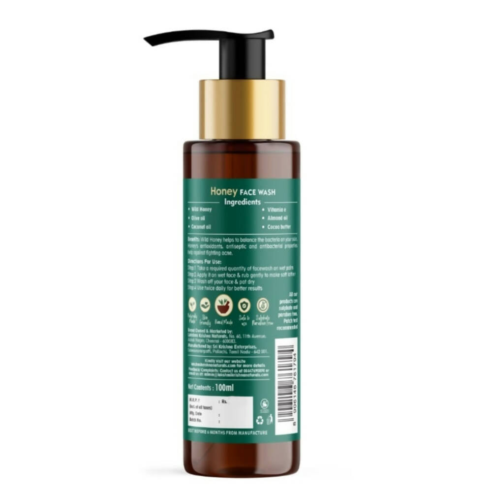 Lakshmi Krishna Naturals Honey Face Wash | Grocsy