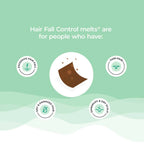 Wellbeing Nutrition Melts Hair Fall Control Oral Strips-Tropical Strawberry Flavor | Grocsy