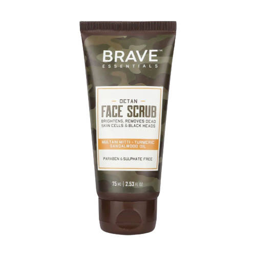Brave Essentials De-Tan Face Scrub | Grocsy