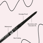 Mila Beaute Hypnoteyes Waterproof & Smudge-Proof 24Hrs Kajal | Grocsy