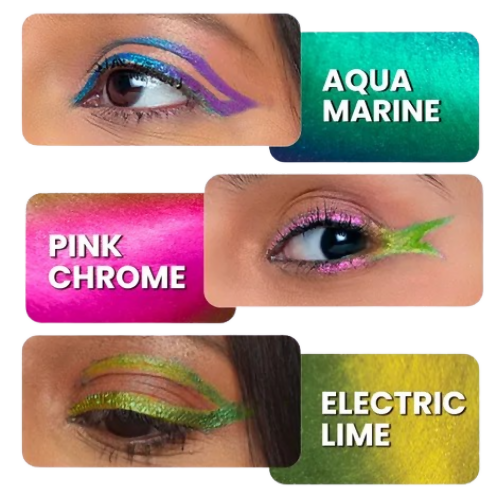NY Bae Holographic Gel Eyeliner - Pink Chrome 02 | Grocsy