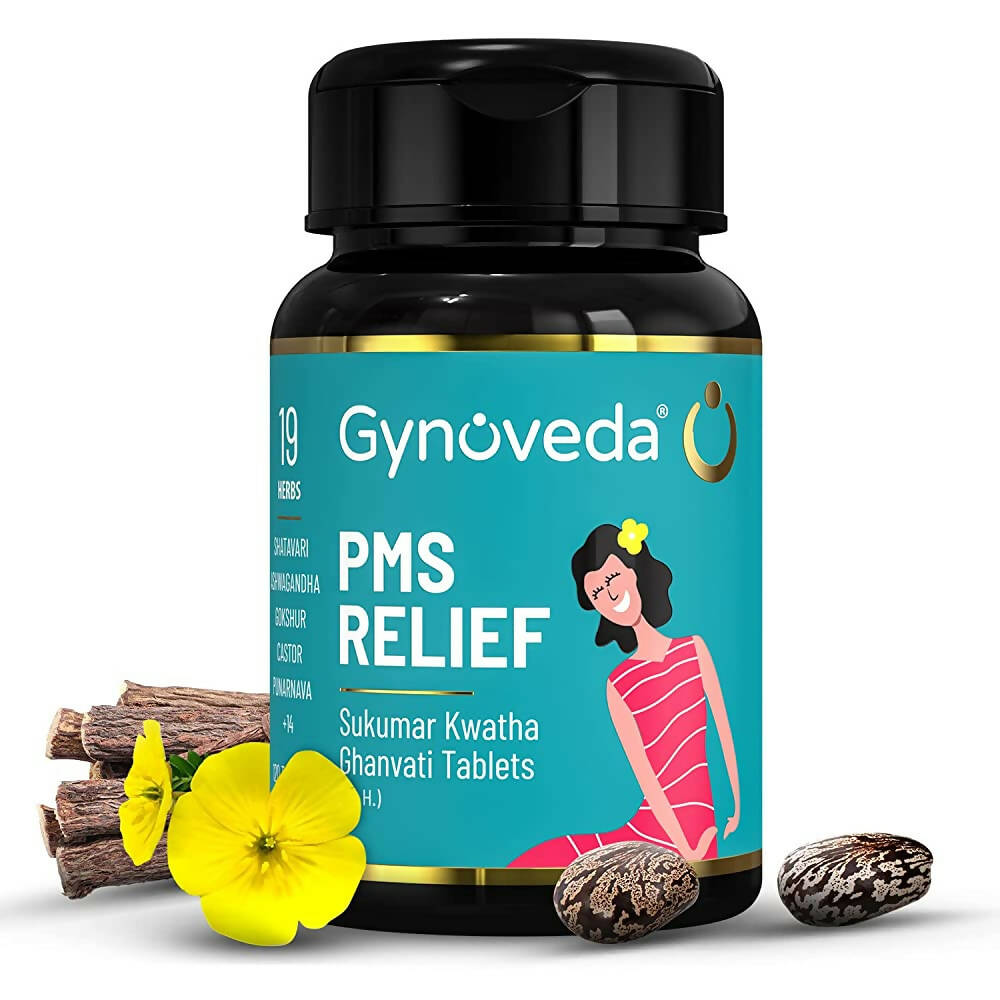Gynoveda PMS Relief Tablets | Grocsy